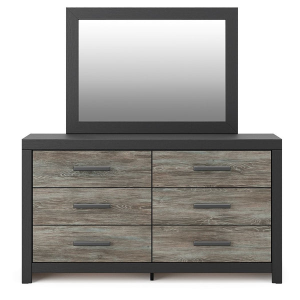 Broachmyn - Six Drawer Dresser #black #dresser&mirror