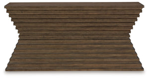 Hannodream - Mesa para sofá - Marrón cálido