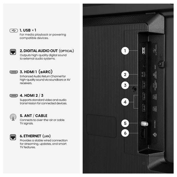 Hisense - 55" Class QD6 Hi-QLED Series 4K UHD Smart Roku TV (2026)