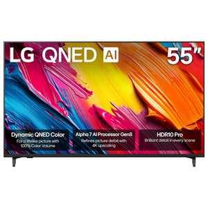 LG - 55" Class 70A Series QNED AI 4K UHD Smart webOS TV (2025)
