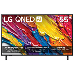 LG - 55" Class 82A Series QNED AI 4K UHD Smart webOS TV (2025)