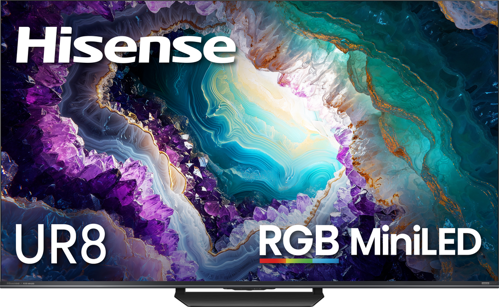 Hisense - 55" Class UR8 RGB MiniLED Series UHD 4K HDR Smart Google TV (2026)