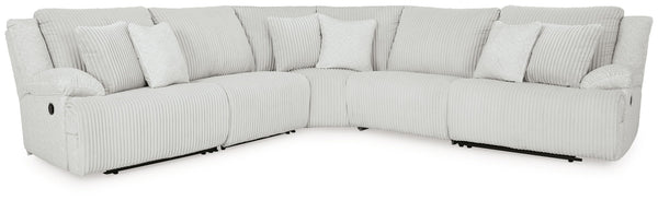 Top Tier - 5 Piece Reclining Sectional #lightgray