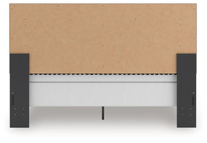 Zuraleus - Upholstered Panel Bed #black #king