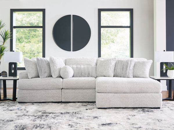 Cuddle Plush - Sectional #3pc.sectionalwitharmlesschaiseandlafcornerchair