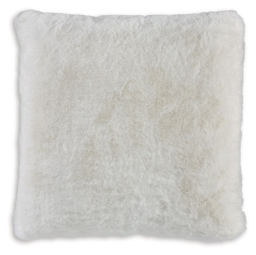Gariland - Faux Fur Pillow #white