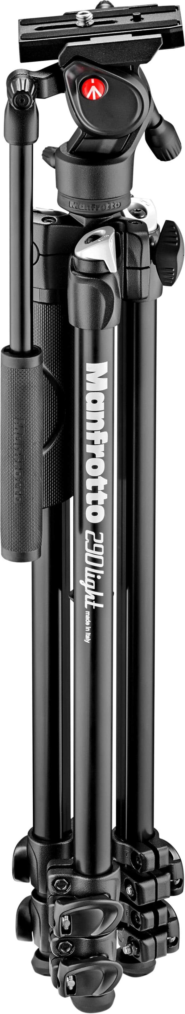 Manfrotto - 290 Tripod with Fluid Video Head - Black