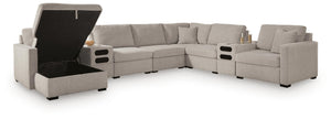 ModMax Luxe - Sectional #8pc.sectionalwithlafcornerchaisewithstorageandaudioconsoles