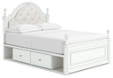 Kozlani - Upholstered Panel Storage Bed #full