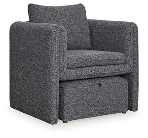 Vreni - Sillón Decorativo - Carbón / Negro
