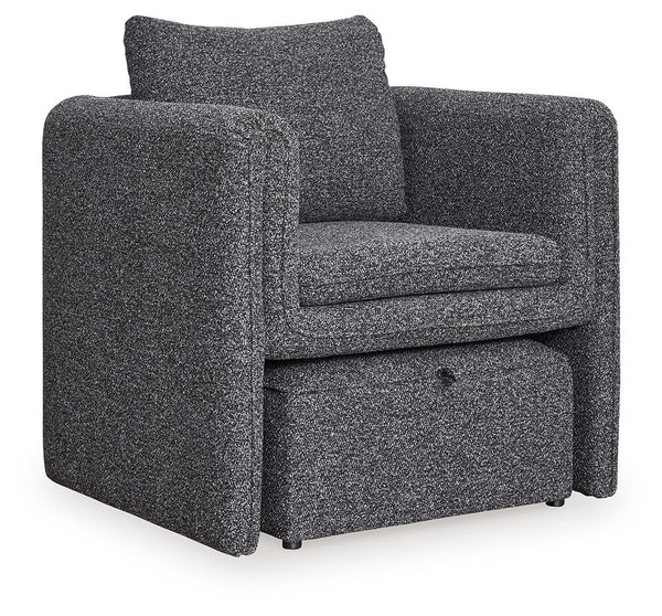 Vreni - Sillón Decorativo - Carbón / Negro