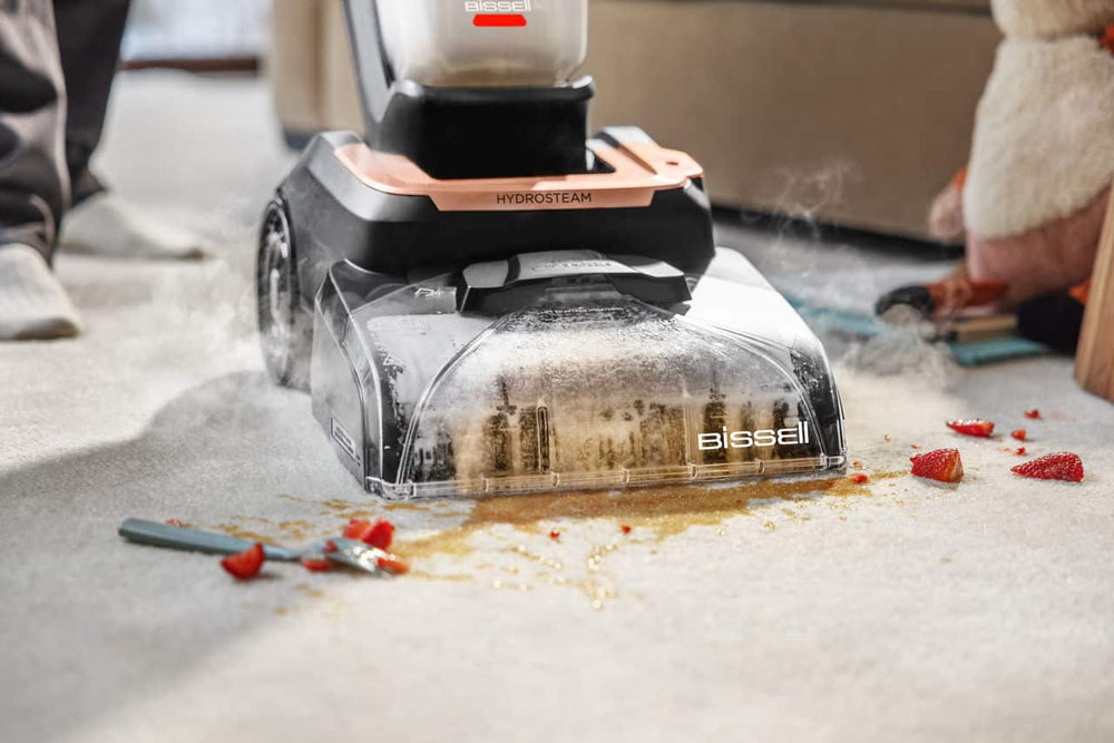 BISSELL - Revolution HydroSteam Upright Vacuum - Black / Copper Harbor