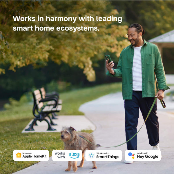 ecobee - Enhanced Smart Programmable Touch-Screen Wi-Fi Thermostat with Alexa, Apple HomeKit and Google Assistant - Black