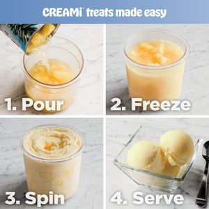 Ninja - CREAMi, Ice Cream Maker, 7 One-Touch Programs, Lite Ice Cream, Sorbet, Gelato, Milkshake, Smoothie - Silver
