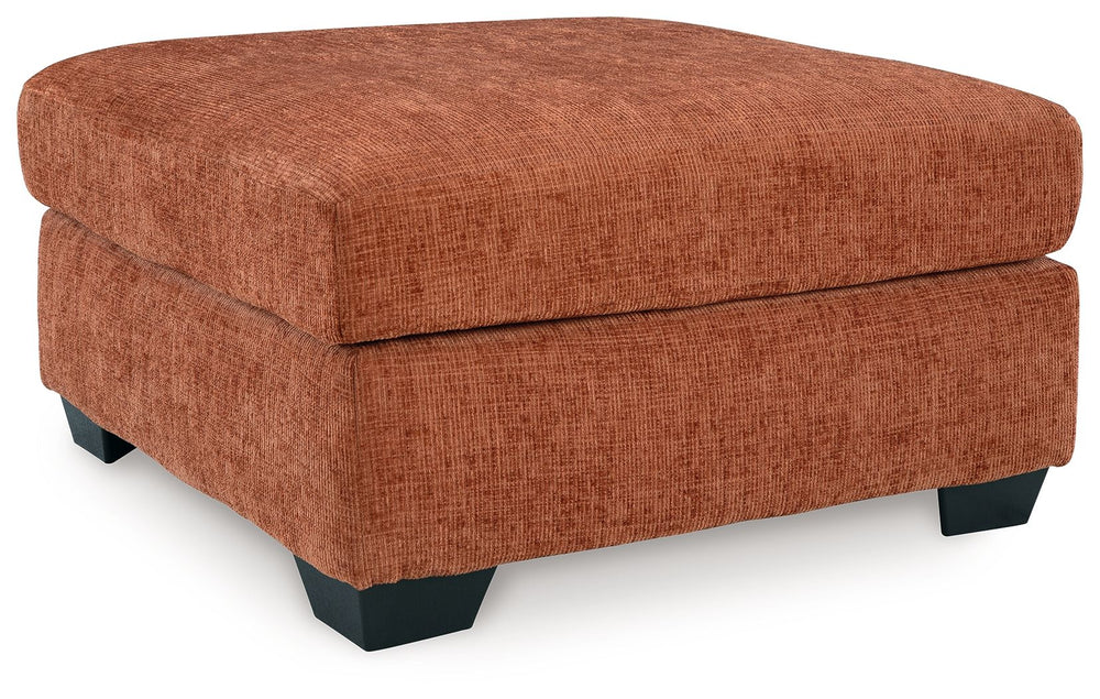 Aviemore - Oversized Accent Ottoman #blue