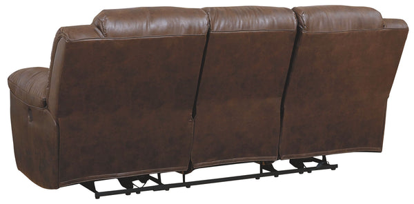 Stoneland - Power Reclining Sofa #darkbrown
