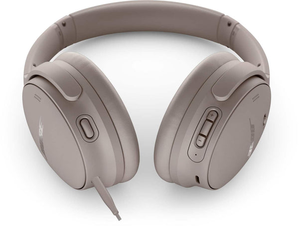 Bose - QuietComfort Wireless Noise Cancelling Over-the-Ear Bluetooth Headphones - Sandstone