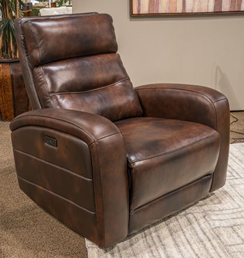 Gruaro - Swivel Power Rocker Recliner #darkbrown