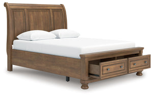 Feddinger - Storage Sleigh Bed #queen