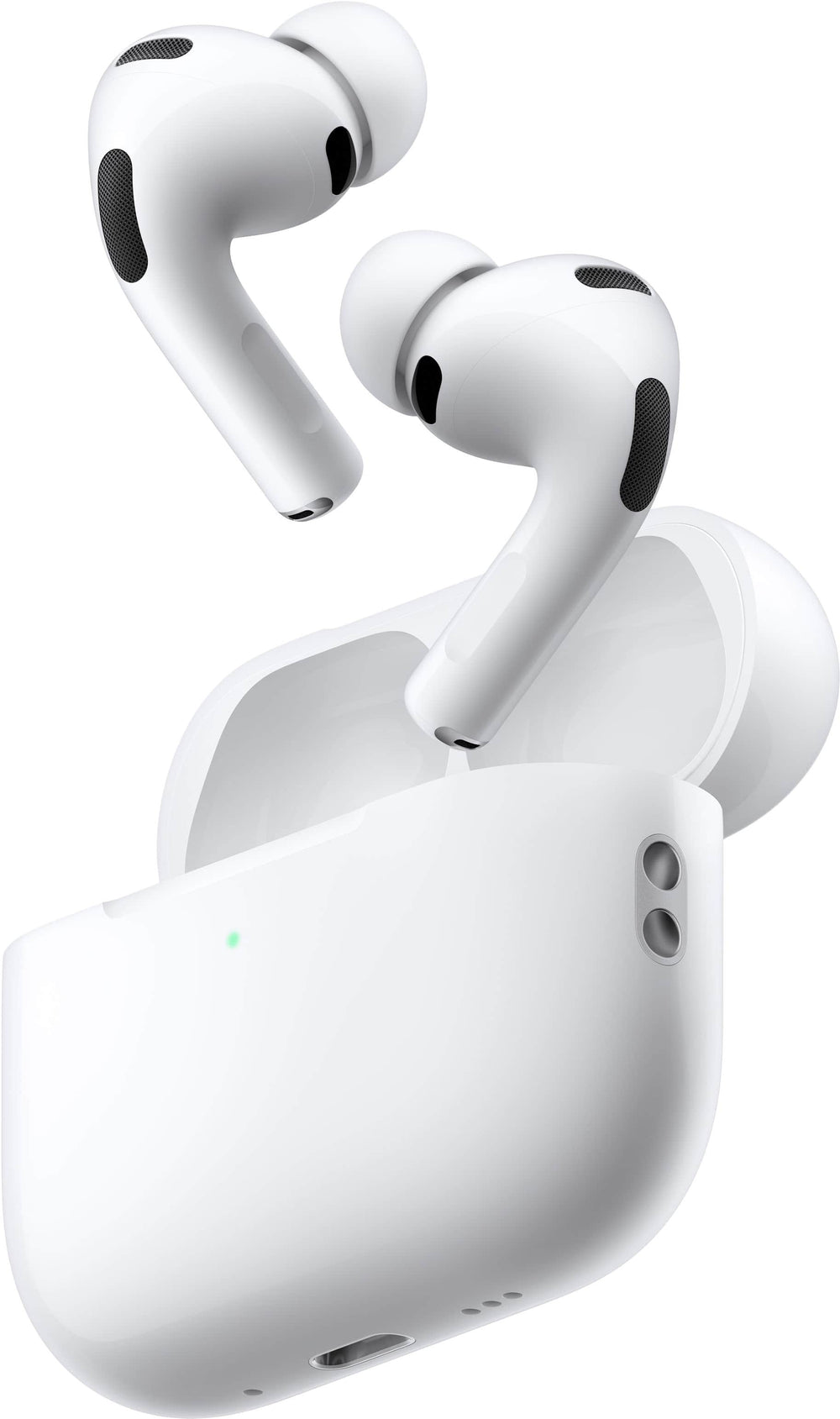 Apple - AirPods Pro 3, Wireless Active Noise Cancelling Earbuds with Heart Rate Sensing Feature - White