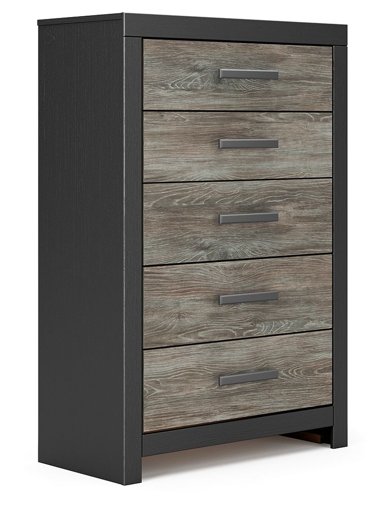 Broachmyn - Five Drawer Chest #lightbrown