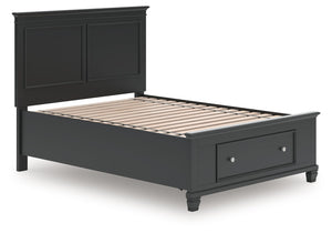 Lanolee - Panel Bed #full #1drawer