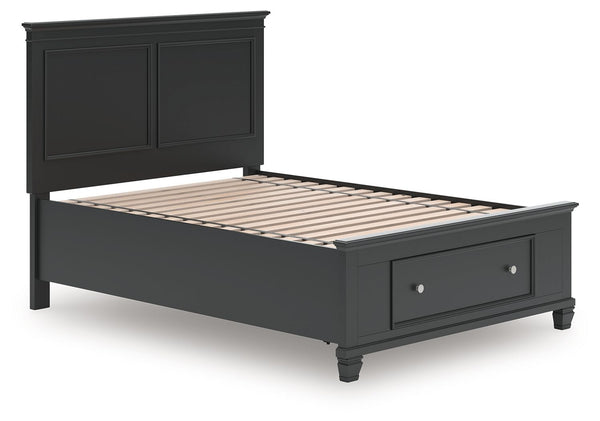 Lanolee - Panel Bed #full #1drawer