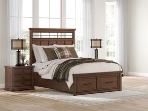 Taffenbrook - Panel Storage Bed #queen