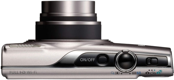 Canon - PowerShot ELPH 360 HS A Full HD Video 20.2-Megapixel Digital Camera - Silver