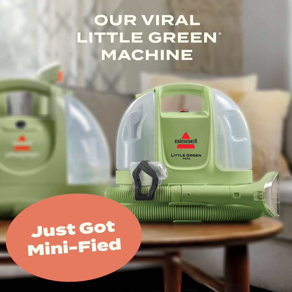 BISSELL - Little Green Mini Portable Carpet Cleaner - Tea