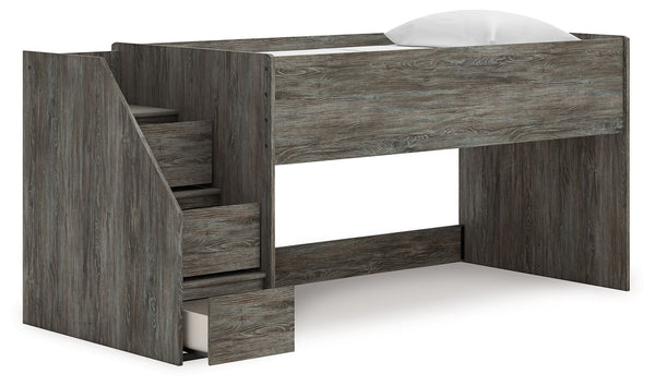 Frandern - Loft Bed #storagesteps
