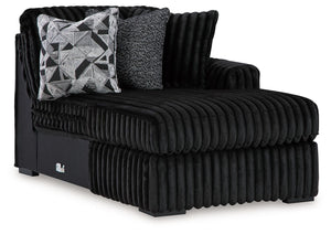 Midnight-Madness - Sectional #black #3pc.rightarmfacingcornerchaisesectional