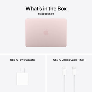 Apple - MacBook Neo 13-inch Laptop - A18 Pro chip with 6‑core CPU and 5‑core GPU - 8GB Memory - 512GB SSD - Blush