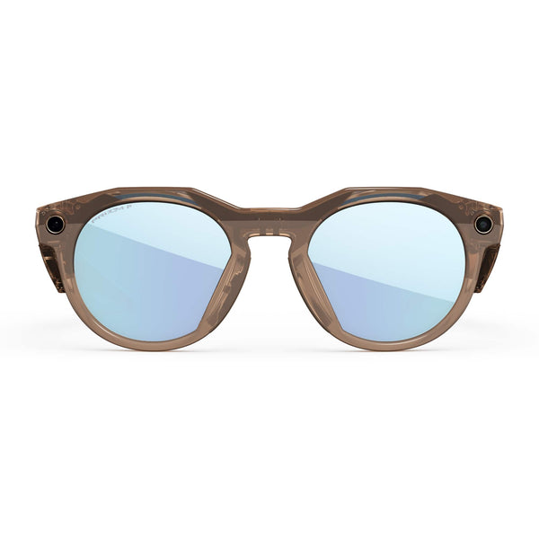 Oakley Meta - HSTN glasses - with Meta AI, Audio, Photo, Video Compatibility - Prizm Deep Water Polarized Lenses - Brown Smoke