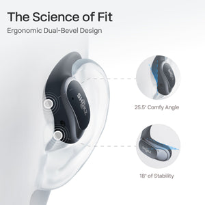Shokz - OpenFit Air Open-Ear True Wireless Earbuds - Black