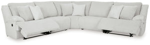 Top Tier - 5 Piece Reclining Sectional #lightgray
