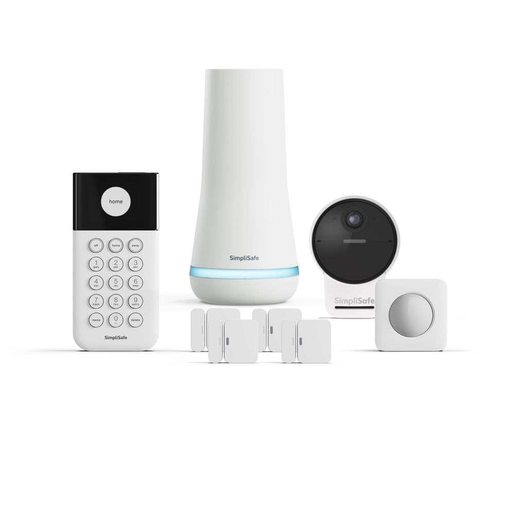 SimpliSafe - 8pc Outdoor Home Security System - White