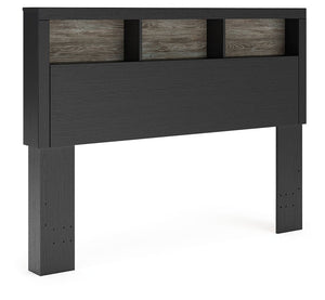 Broachmyn - Lighted Bookcase Headboard #queen