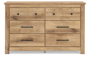 Makidern - Six Drawer Dresser #lightbrown #dressers