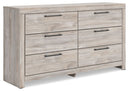 Broachmyn - Six Drawer Dresser #lightgray #dressers