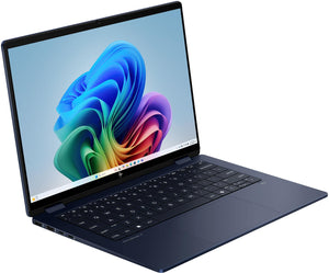 HP - OmniBook X Flip 2-in-1 - Copilot+ PC - 14" 2K Touch-Screen Laptop - Intel Core Ultra 5 226V - 16GB Memory - 512GB SSD - Atmospheric Blue