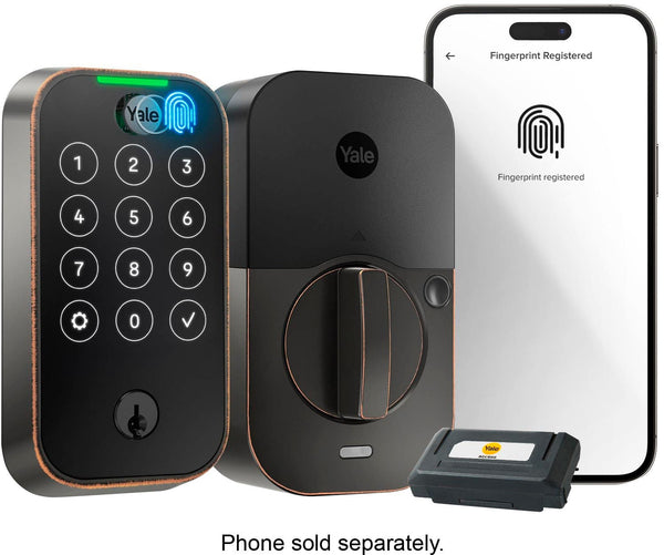 Yale - Assure Lock 2 - Smart Lock Wi-Fi Deadbolt with Touchscreen Keypad | Fingerprint Access - Oil-Rubbed Bronze