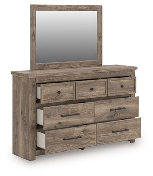 Rusticott - Poster Bedroom Set #4pc.bed,dresser,mirror,nightstand|3pc.bed,dresser,mirror