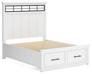 Ashbryn - Panel Storage Bed #queen