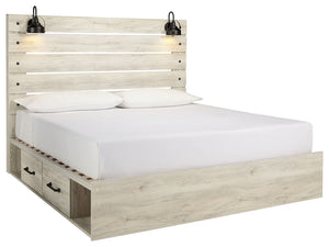 Cambeck - Panel Bed #king #sidestorage