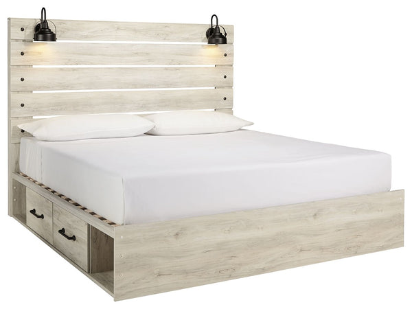 Cambeck - Panel Bed #king #sidestorage