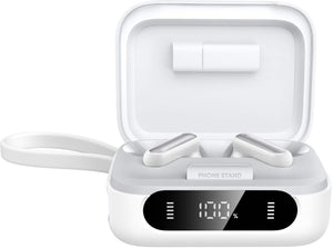 Soundcore - by Anker P41i Bluetooth Wireless In Ear Earbuds with Portable USB-C 3,000mAh Phone Charger (With Lightning Adapter) - White