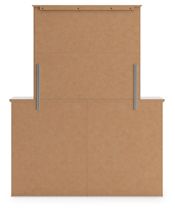 Makidern - Six Drawer Dresser #white #dresser&mirror