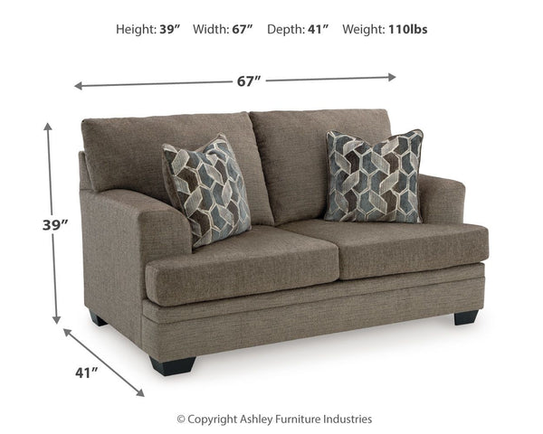 Stonemeade - Loveseat #darkbrown