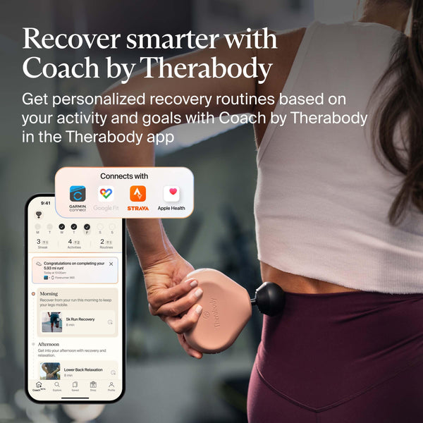 Therabody - Theragun Mini (3rd Generation) - Ultra-Portable Massage For Recovery Anytime, Anywhere - Desert Rose
